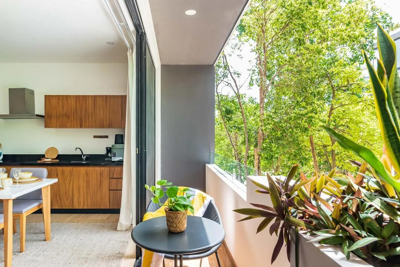 Paradise In Tulum With Rooftop Pool And Top Sunsets, Amira Central Apartment