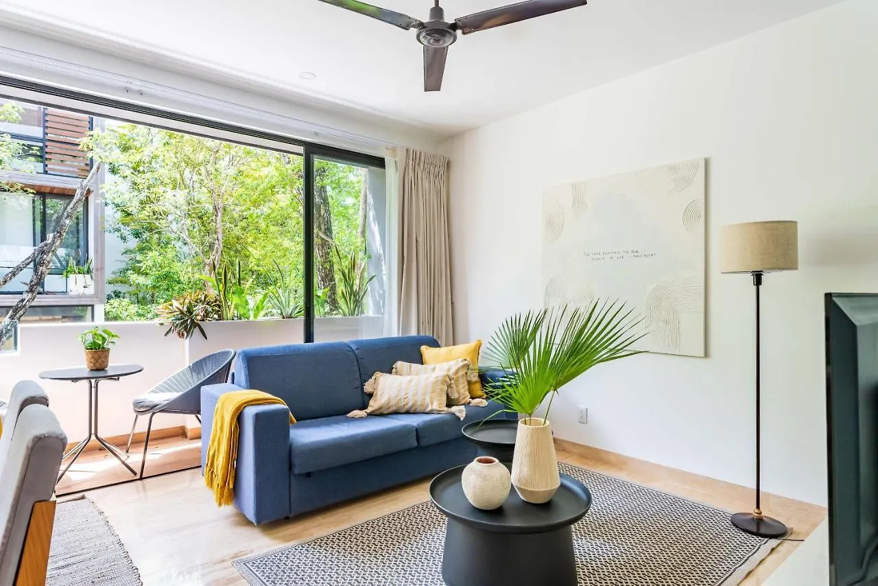 Paradise In Tulum With Rooftop Pool And Top Sunsets, Amira Central Apartment
