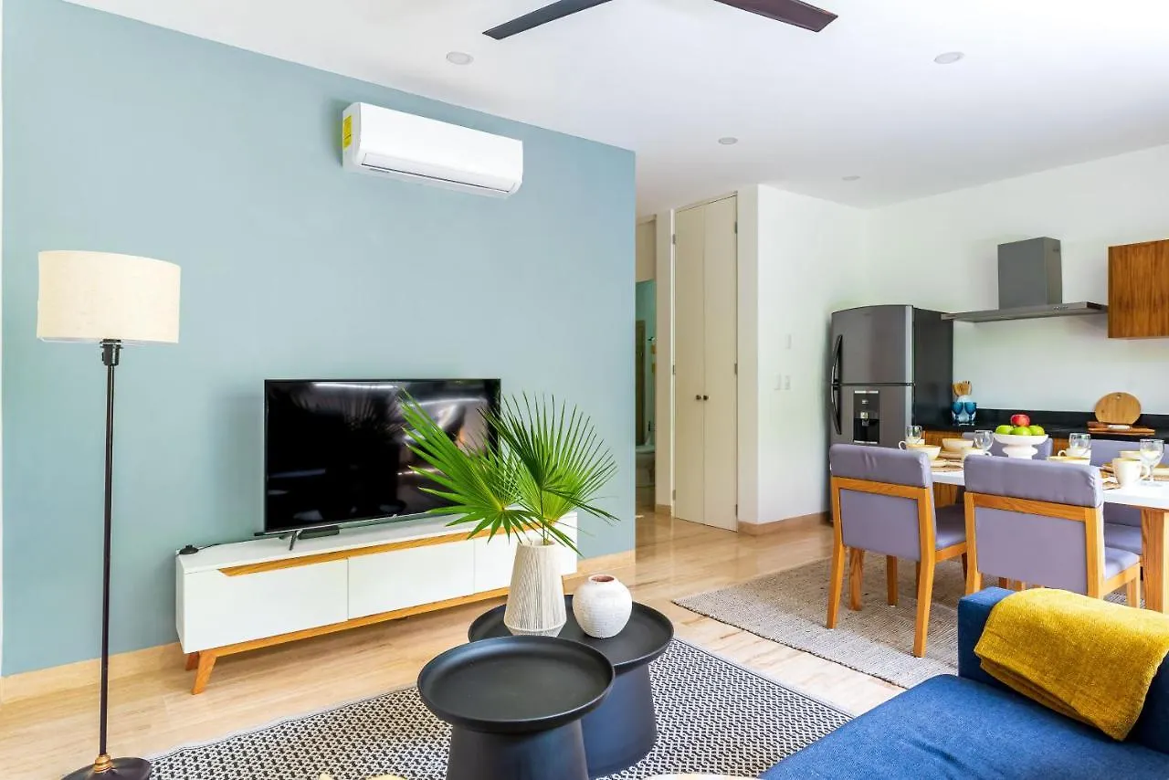 Paradise In Tulum With Rooftop Pool And Top Sunsets, Amira Central Apartment